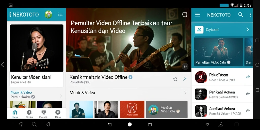 Tampilan antarmuka NEKOTOTO yang menarik dan fungsional.