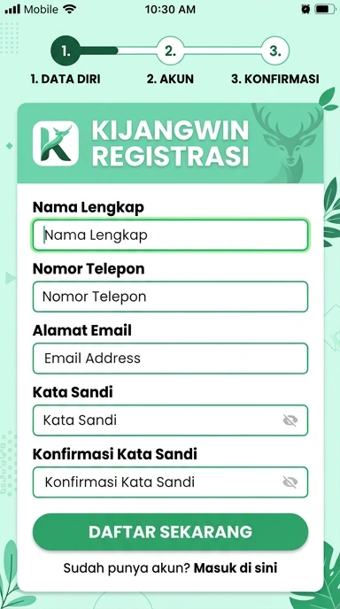 Membuat Akun Baru di Kijangwin dengan Mudah